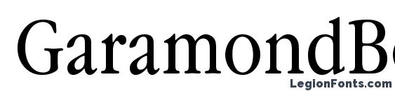 GaramondBookNarrowBTT font, free GaramondBookNarrowBTT font, preview GaramondBookNarrowBTT font