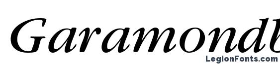 Garamondbookssk italic Font