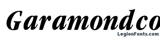 Garamondcond bold italic regular Font