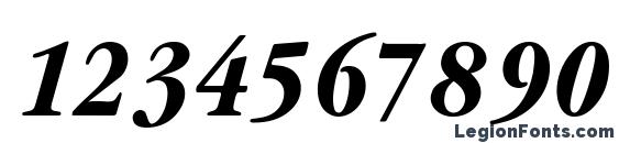 Garamondcond Bold Italic Font, Number Fonts