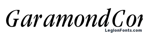 Шрифт GaramondCond Italic