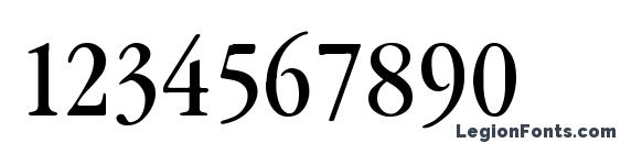 Garamondcond light regular Font, Number Fonts