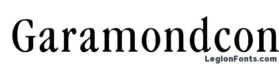 Шрифт Garamondcond light regular, Типографические шрифты