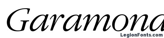 GaramondCTT Italic font, free GaramondCTT Italic font, preview GaramondCTT Italic font