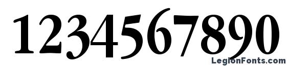 GaramondNarrowC Bold Font, Number Fonts