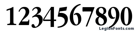 GaramondNarrowGTT Bold Font, Number Fonts