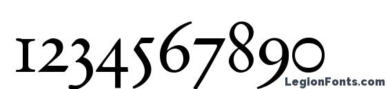 GaramondOriginalSmc Regular DB Font, Number Fonts