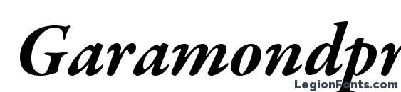 шрифт Garamondpremrpro bdit, бесплатный шрифт Garamondpremrpro bdit, предварительный просмотр шрифта Garamondpremrpro bdit