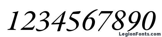 Garamondpremrpro medit Font, Number Fonts
