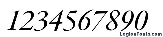 Garamondpremrpro meditsubh Font, Number Fonts
