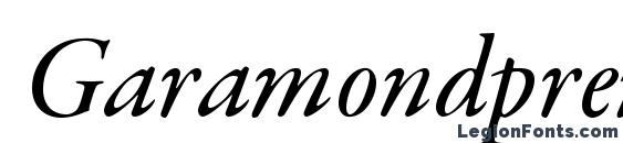 Garamondpremrpro meditsubh Font