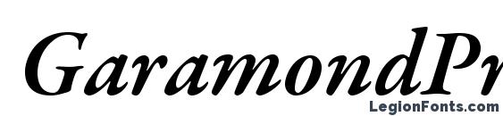 GaramondPremrPro SmbdIt font, free GaramondPremrPro SmbdIt font, preview GaramondPremrPro SmbdIt font