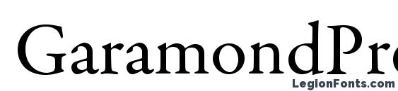 GaramondPremrPro font, free GaramondPremrPro font, preview GaramondPremrPro font
