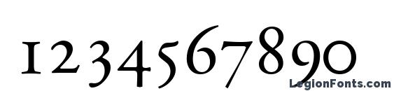 Garamondprossk Font, Number Fonts