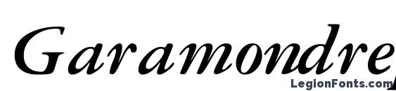 Garamondrepriseosssk bolditalic Font