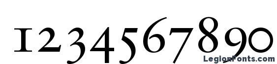 Garamondretrospectiveosscapsssk Font, Number Fonts
