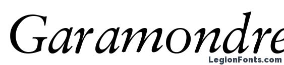 Garamondretrospectiveosssk italic Font