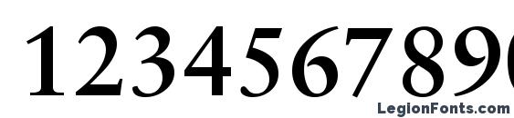 Garamondretrospectivessk bold Font, Number Fonts