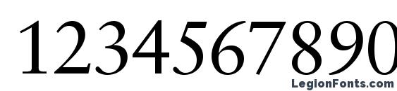 Garamondretrospectivessk regular Font, Number Fonts