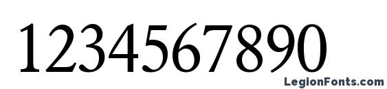 Garamondsemiexpandedssk regular Font, Number Fonts