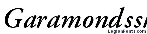 Шрифт Garamondssk bold italic