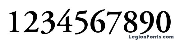 Garamondssk bold Font, Number Fonts