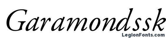 Garamondssk italic Font