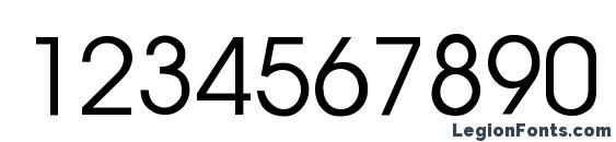 Gardenzi Thin Font, Number Fonts