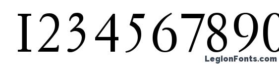 Garemond light Font, Number Fonts