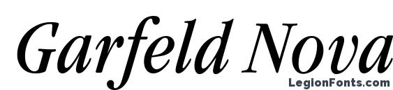 Garfeld Nova Cd Italic font, free Garfeld Nova Cd Italic font, preview Garfeld Nova Cd Italic font