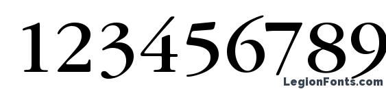 Garfeld Nova Font, Number Fonts