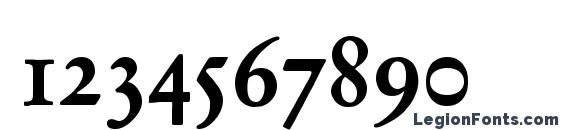 Garfeld Original Caps Bold Font, Number Fonts