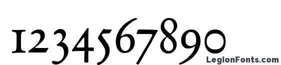 Garfeld Original Caps Font, Number Fonts