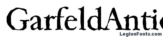 шрифт GarfeldAntique, бесплатный шрифт GarfeldAntique, предварительный просмотр шрифта GarfeldAntique