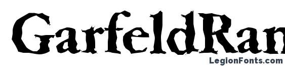 GarfeldRandom Bold font, free GarfeldRandom Bold font, preview GarfeldRandom Bold font