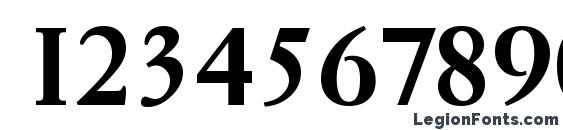 GarfeldSerial Bold Font, Number Fonts