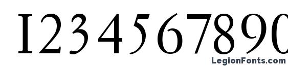 GarfeldSerial Light Font, Number Fonts