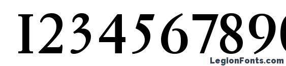 GarfeldSerial Medium Font, Number Fonts