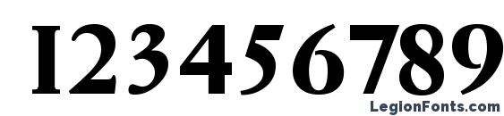 GarfeldSerial Xbold Font, Number Fonts