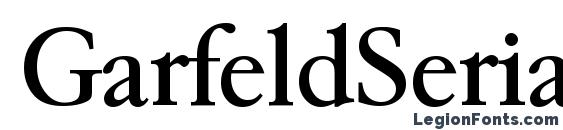 GarfeldSerial font, free GarfeldSerial font, preview GarfeldSerial font