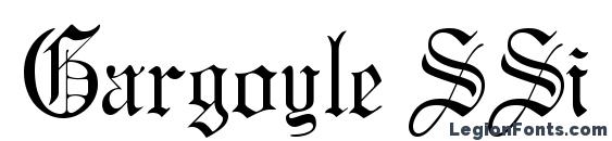 Gargoyle SSi font, free Gargoyle SSi font, preview Gargoyle SSi font