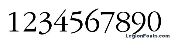 Garnet Regular Font, Number Fonts
