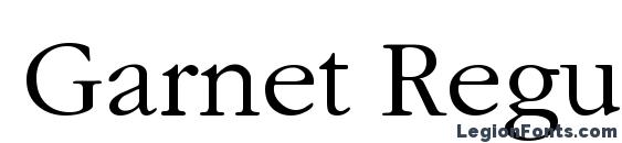 Шрифт Garnet Regular