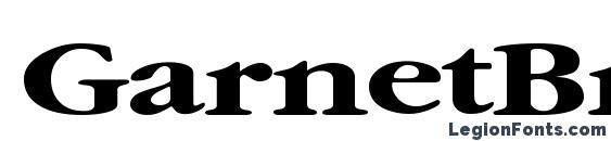 GarnetBroad Bold Font