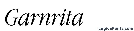 Garnrita font, free Garnrita font, preview Garnrita font