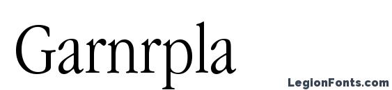 Garnrpla font, free Garnrpla font, preview Garnrpla font
