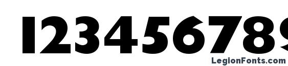 Garrison ExtraBold Sans BOLD Font, Number Fonts