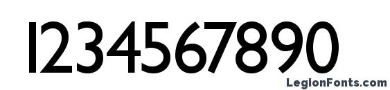 Garrison Light Sans BOLD Font, Number Fonts