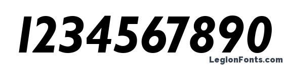 Garrison Sans BOLDITALIC Font, Number Fonts