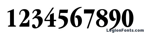 GarryMondrianCond6 BoldSH Font, Number Fonts
